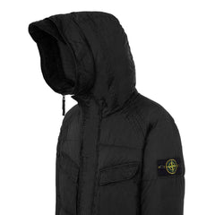 Chaqueta de nailon negra de Stone Island