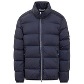 Chaqueta de nailon azul de Stone Island