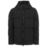 Chaqueta de nailon negra de Stone Island