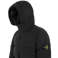 Chaqueta de nailon negra de Stone Island