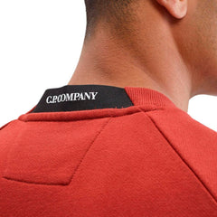 Suéter de algodón rojo de CP Company