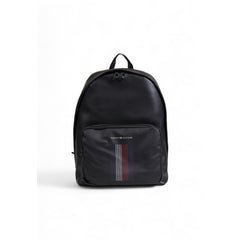 Mochila Tommy Hilfiger de polipiel de poliéster negra