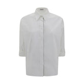 Brunello Cucinelli Camisa Monile brillante