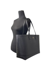 Bolso tote Burberry de piel granulada mediana negra