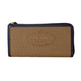 Cartera Prada de lona marrón para mujer