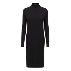 Vestido de lana negro de Bottega Veneta
