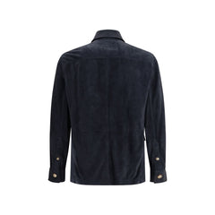 Camisa de piel de ante Brunello Cucinelli Chaqueta