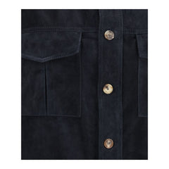 Camisa de piel de ante Brunello Cucinelli Chaqueta