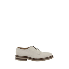 Zapatos Derby de ante con cordones Brunello Cucinelli
