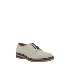 Zapatos Derby de ante con cordones Brunello Cucinelli