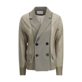 Chaqueta tipo blazer semitransparente Sacai