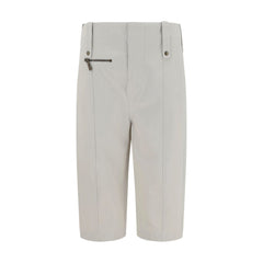 Pantalones capri de algodón Burberry