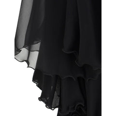 Mono corto de crepé de seda de Saint Laurent