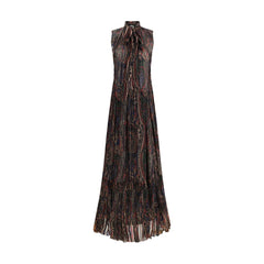 Vestido largo Paisley de Saint Laurent