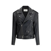 Chaqueta de cuero de Saint Laurent