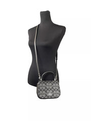 COACH Lysa Bolso bandolera con asa superior color metalizado