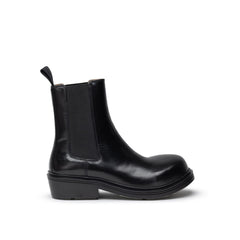 Bota de piel negra Bottega Veneta