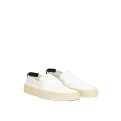 Zapatillas blancas de algodón de Saint Laurent