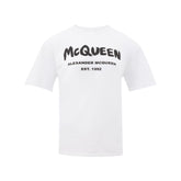 Alexander McQueen - Tops y camisetas de algodón blanco