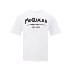 Alexander McQueen - Tops y camisetas de algodón blanco
