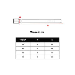 Cinturón de piel negro Bottega Veneta