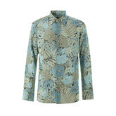Camisa de lyocell azul de Tom Ford