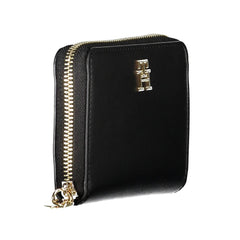 Cartera Tommy Hilfiger de polietileno negra para mujer