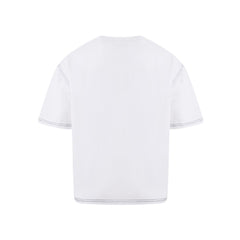 Elegante top blanco de algodón Kenzo para mujer