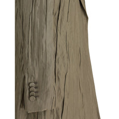 Blazer Mairi de seda fruncida de Gabriela Hearst