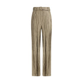 Pantalones Norman de seda fruncida de Gabriela Hearst