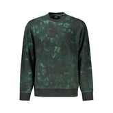 Hugo Boss Green Cotton Men Sweater