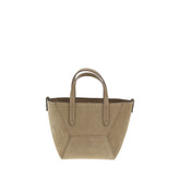 Brunello Cucinelli Bolso De Hombro De Ante