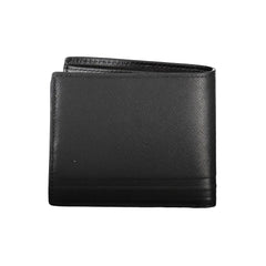 Cartera de cuero negra para hombre de Tommy Hilfiger