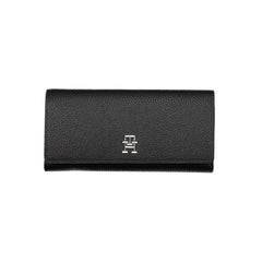 Cartera Tommy Hilfiger de polietileno negra para mujer