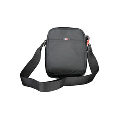 Bolso de hombro de poliéster negro de Tommy Hilfiger