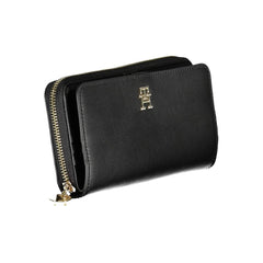 Cartera Tommy Hilfiger de polietileno negra para mujer