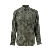 Camisa verde de lyocell de Tom Ford