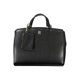 Bolso de mano Tommy Hilfiger de polietileno negro para mujer