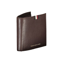 Cartera de cuero marrón para hombre de Tommy Hilfiger