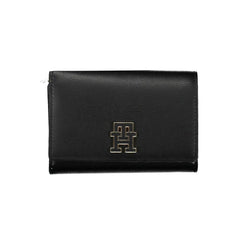 Cartera Tommy Hilfiger de polietileno negra para mujer