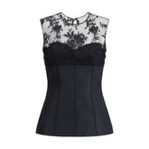 Top de encaje de Alexander McQueen