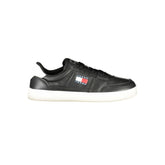 Zapatillas Tommy Hilfiger de cuero negro para hombre
