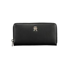 Cartera Tommy Hilfiger de polietileno negra para mujer