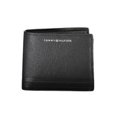 Cartera de cuero negra para hombre de Tommy Hilfiger