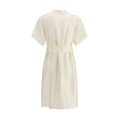 Vestido estilo gabardina con cinturón de Burberry