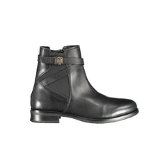 Botas de piel negras para mujer de Tommy Hilfiger