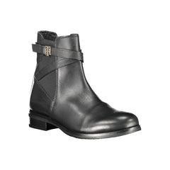 Botas de piel negras para mujer de Tommy Hilfiger
