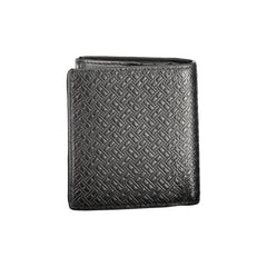 Cartera de cuero negra para hombre de Tommy Hilfiger