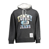 Sudadera con capucha de algodón negra para hombre de Tommy Hilfiger