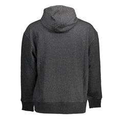 Sudadera con capucha de algodón negra para hombre de Tommy Hilfiger